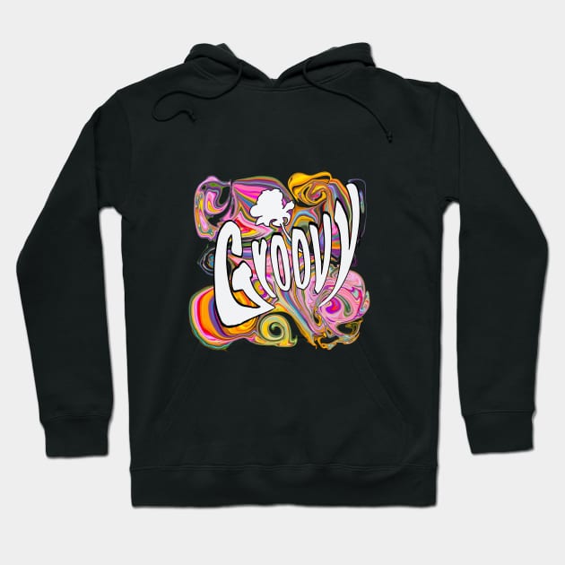 Groovy, Man! Hoodie by missdebi27